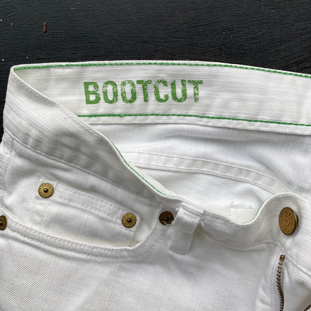 J.Crew Women's White Bootcut 30S Jeans Pants. Inseam 27